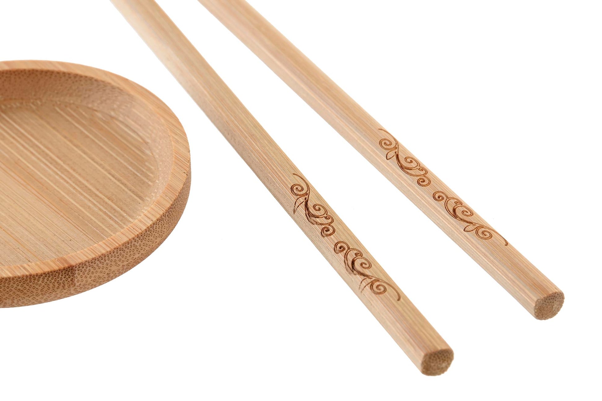 Set de Sushi 10 Piezas – Bambú Natural 🍣🎋