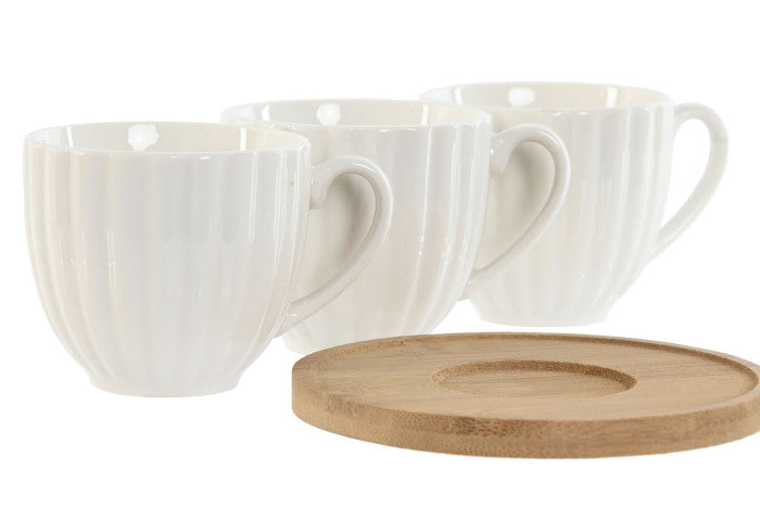 Set de Café “Porcelana & Bambú” 220ml