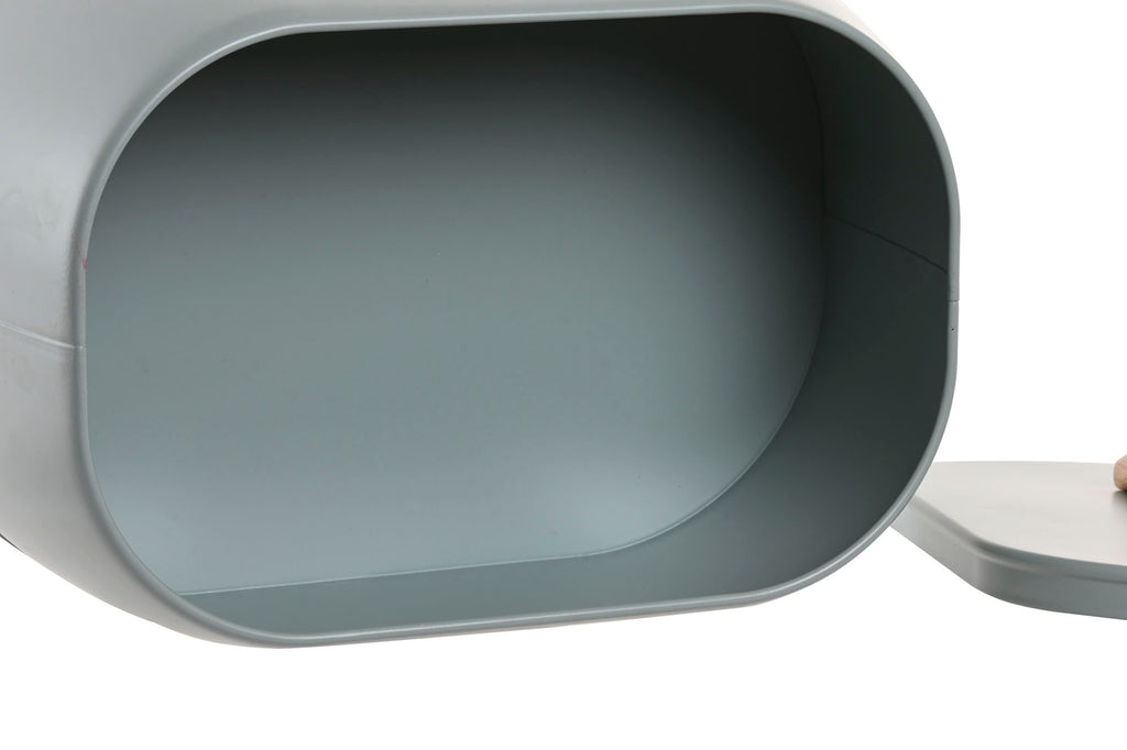 🥖 Panera de Metal y Bambú  Verde Menta