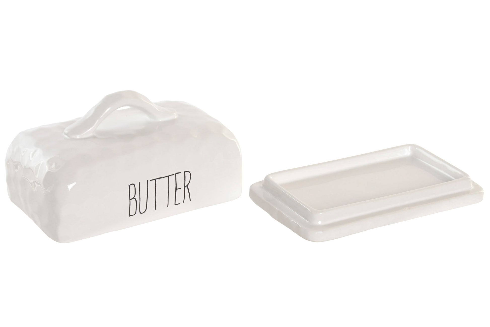 Mantequillera de Porcelana Blanca 🧈