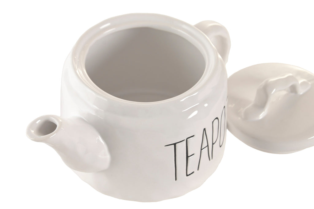 Tetera de Porcelana Blanca 600 ml 🍵