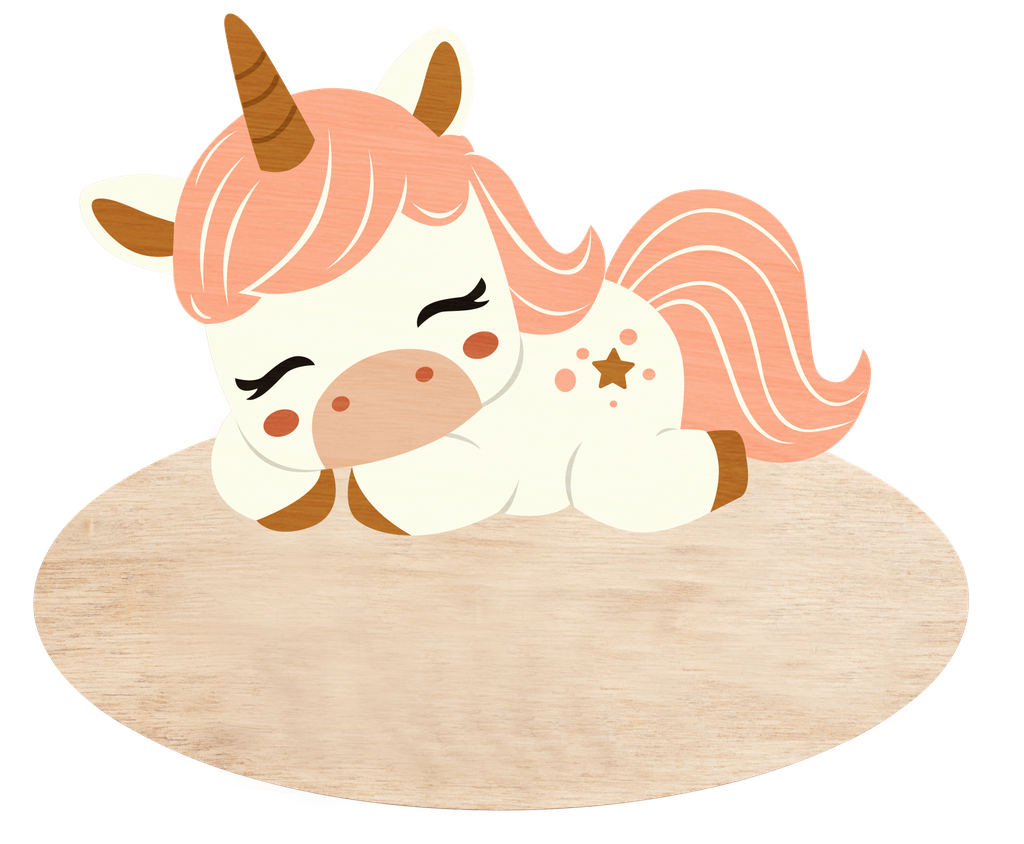 Placa Unicornio Personalizada