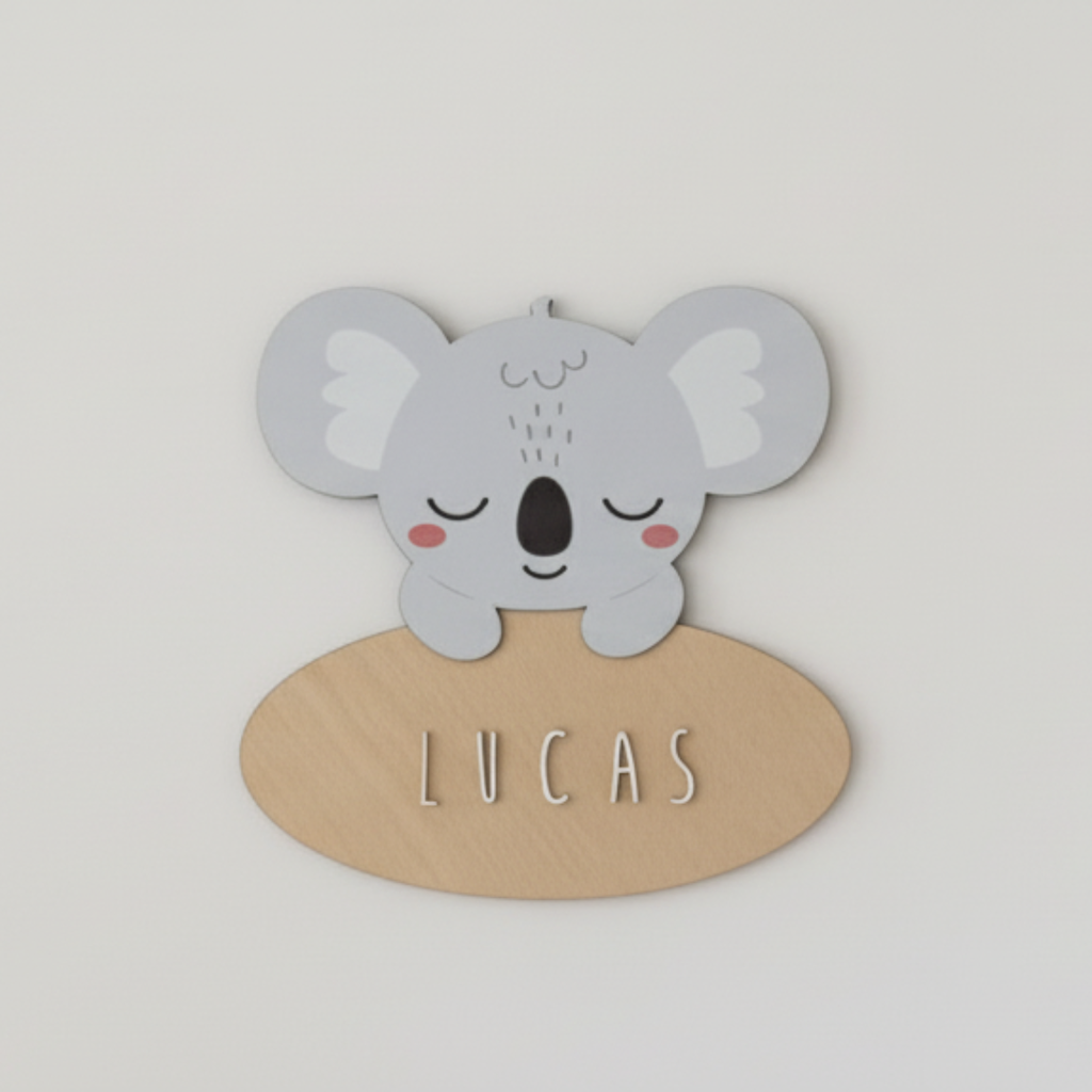 Placa Koala Personalizada