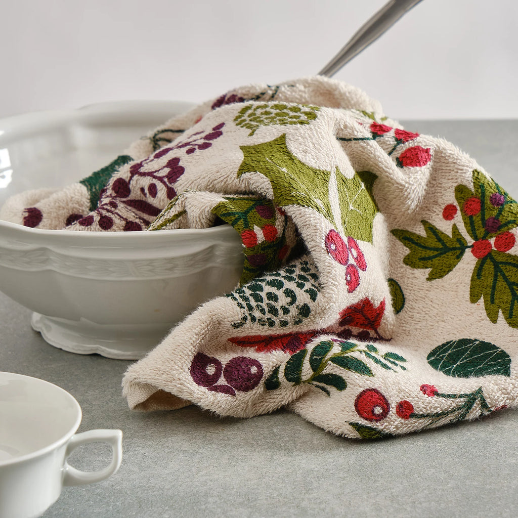 Acebo paño de cocina