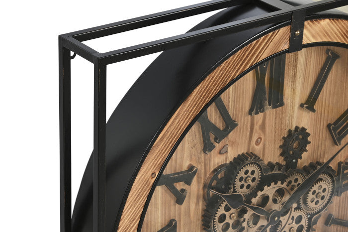 Reloj de pared grande hierro