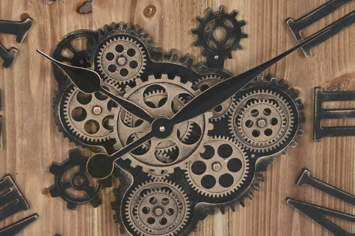 Reloj de pared grande hierro