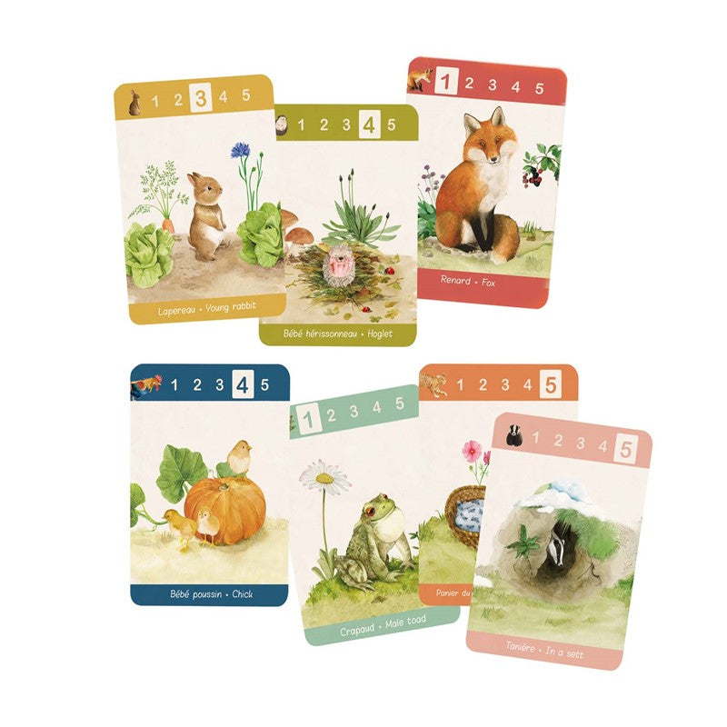 Juego de 7 familias El Jardín