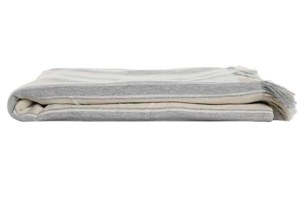 Plaid de algodón reciclado