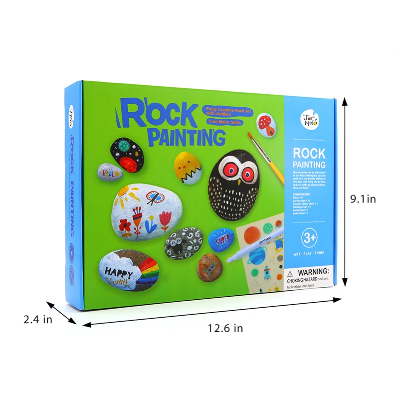 Kit Rock Painting Arte en Piedras para Crear y Decorar 🎨🪨✨