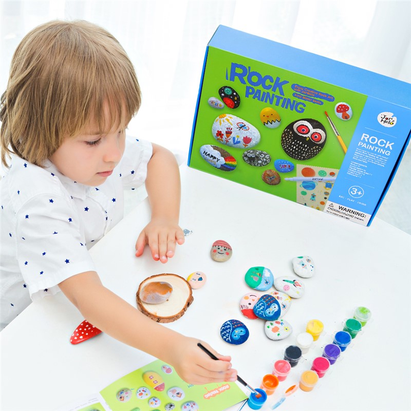 Kit Rock Painting Arte en Piedras para Crear y Decorar 🎨🪨✨