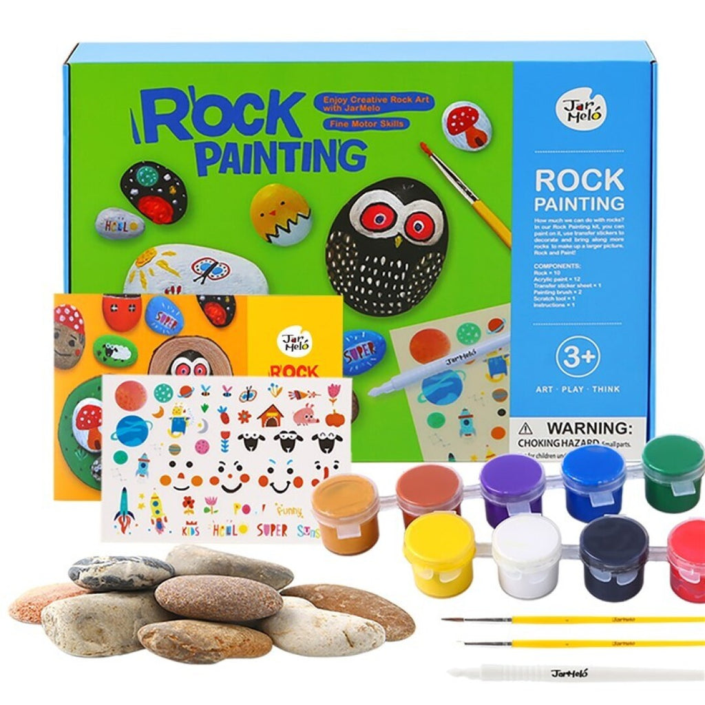 Kit Rock Painting Arte en Piedras para Crear y Decorar 🎨🪨✨