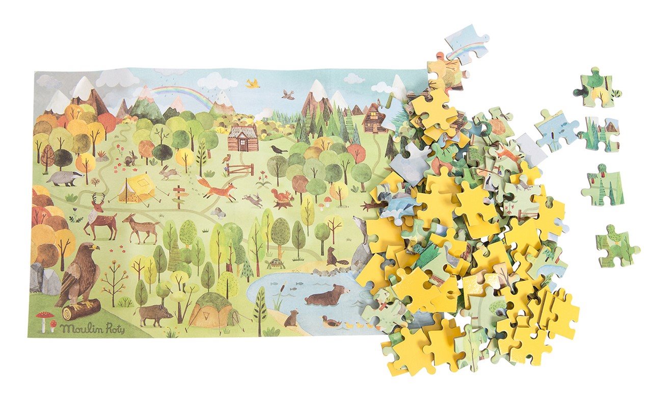Puzzle explorador del Bosque