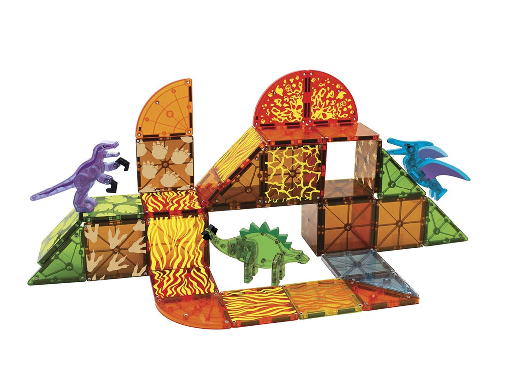 MAGNA-TILES® – Dino World 40 pcs 🦖🔥🌋✨