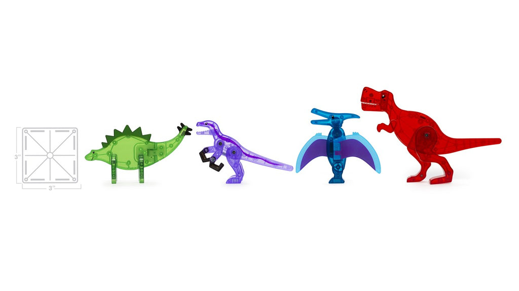 MAGNA-TILES® – Dino World 40 pcs 🦖🔥🌋✨