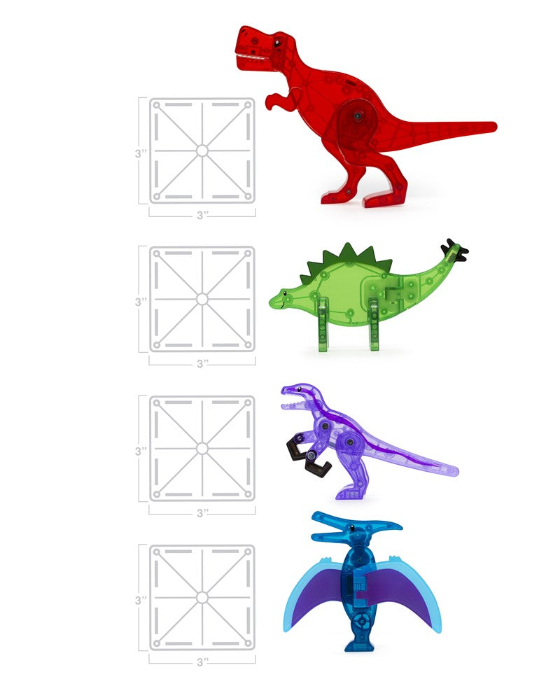 MAGNA-TILES® – Dino World 40 pcs 🦖🔥🌋✨