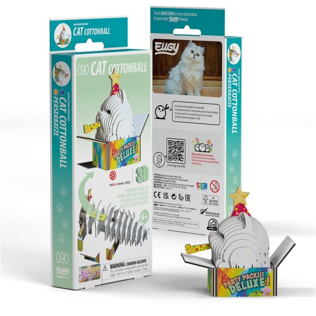 Puzzle 3D 090 Cat - Cottonball