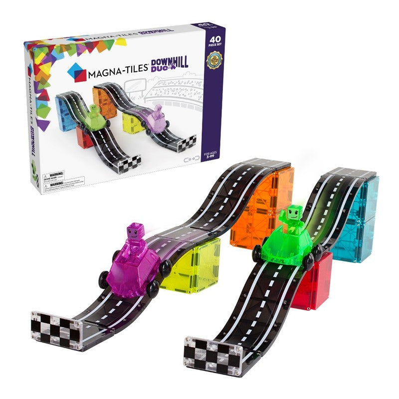 MAGNA-TILES® Downhill Duo – 40 Piezas 🏎️🧲