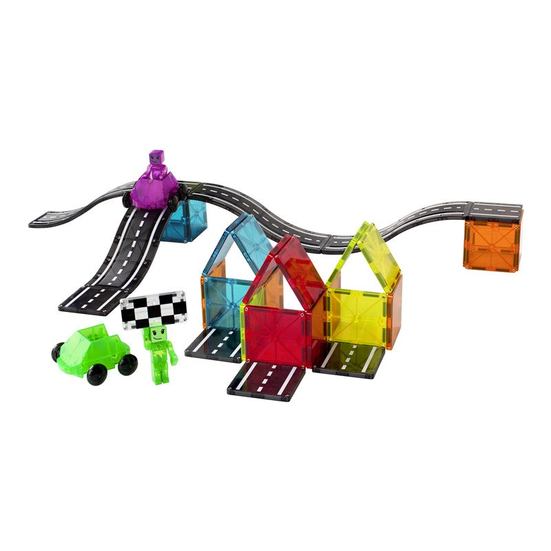 MAGNA-TILES® Downhill Duo – 40 Piezas 🏎️🧲