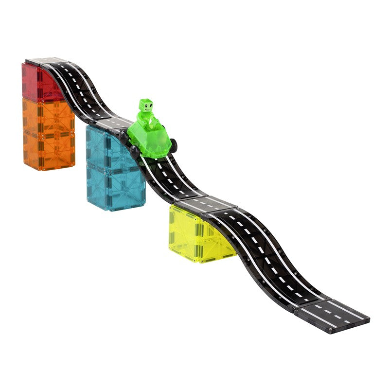 MAGNA-TILES® Downhill Duo – 40 Piezas 🏎️🧲