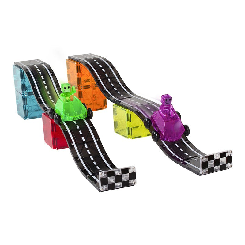 MAGNA-TILES® Downhill Duo – 40 Piezas 🏎️🧲