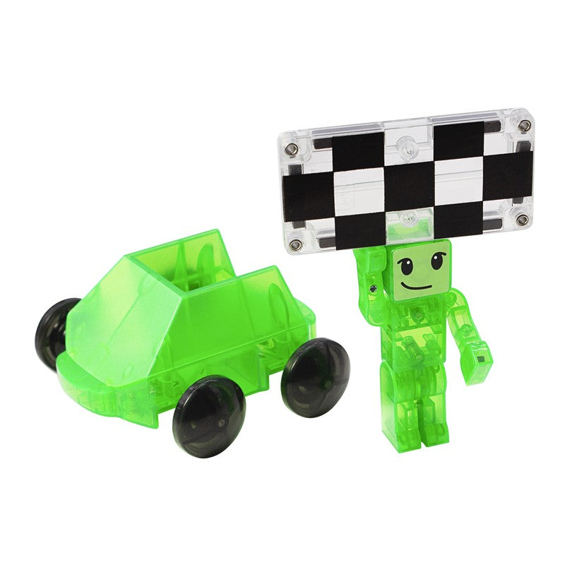 MAGNA-TILES® Downhill Duo – 40 Piezas 🏎️🧲