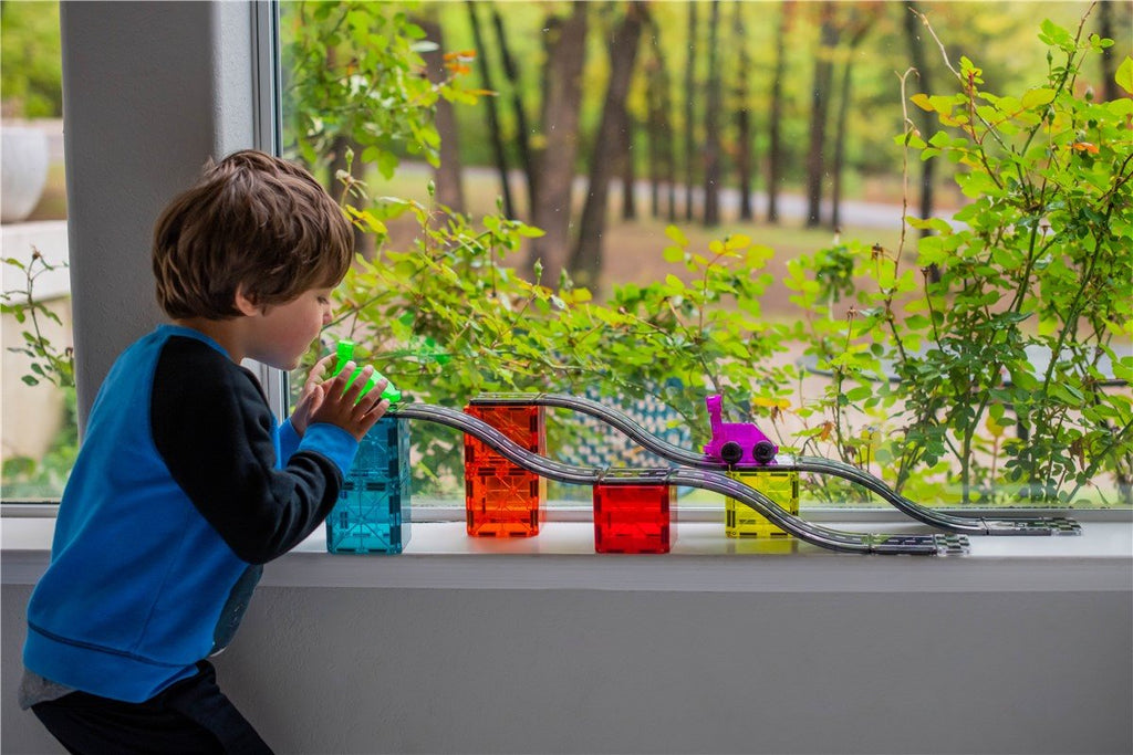 MAGNA-TILES® Downhill Duo – 40 Piezas 🏎️🧲