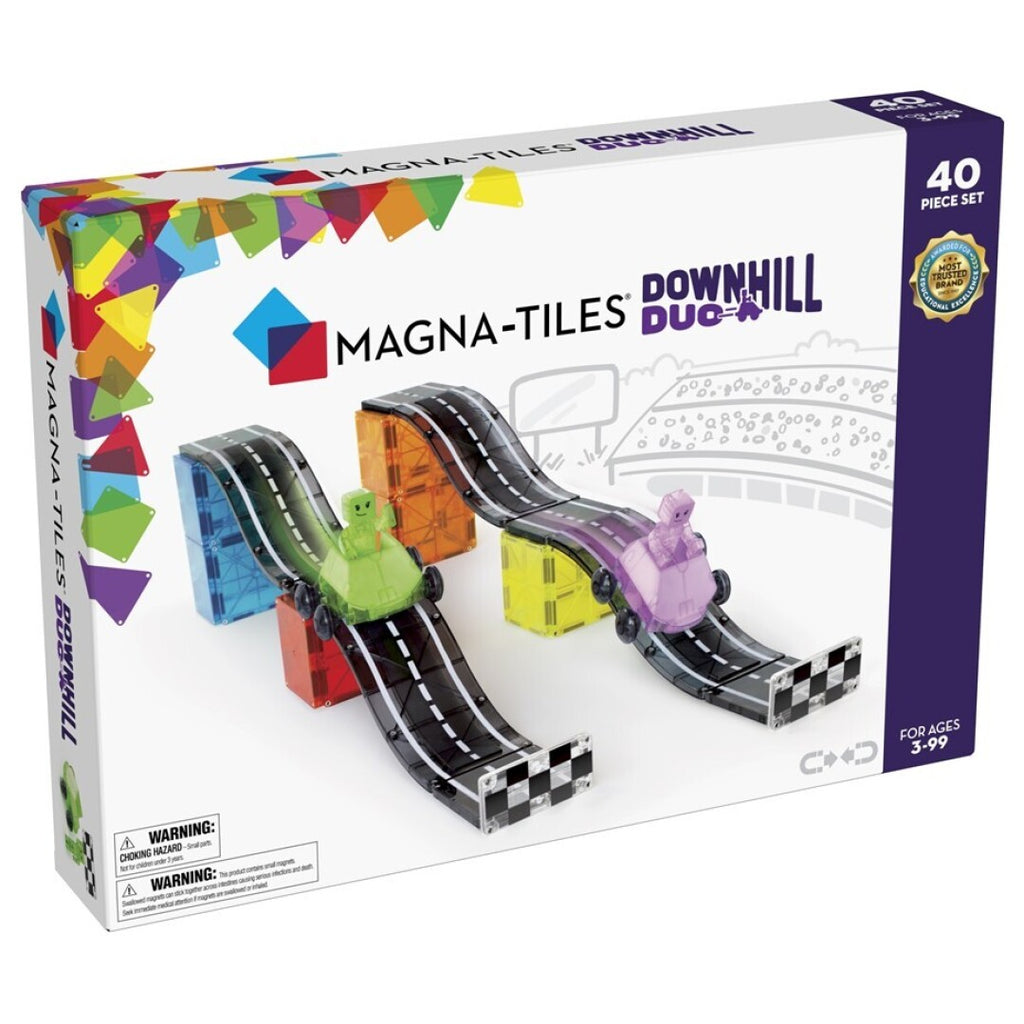 MAGNA-TILES® Downhill Duo – 40 Piezas 🏎️🧲