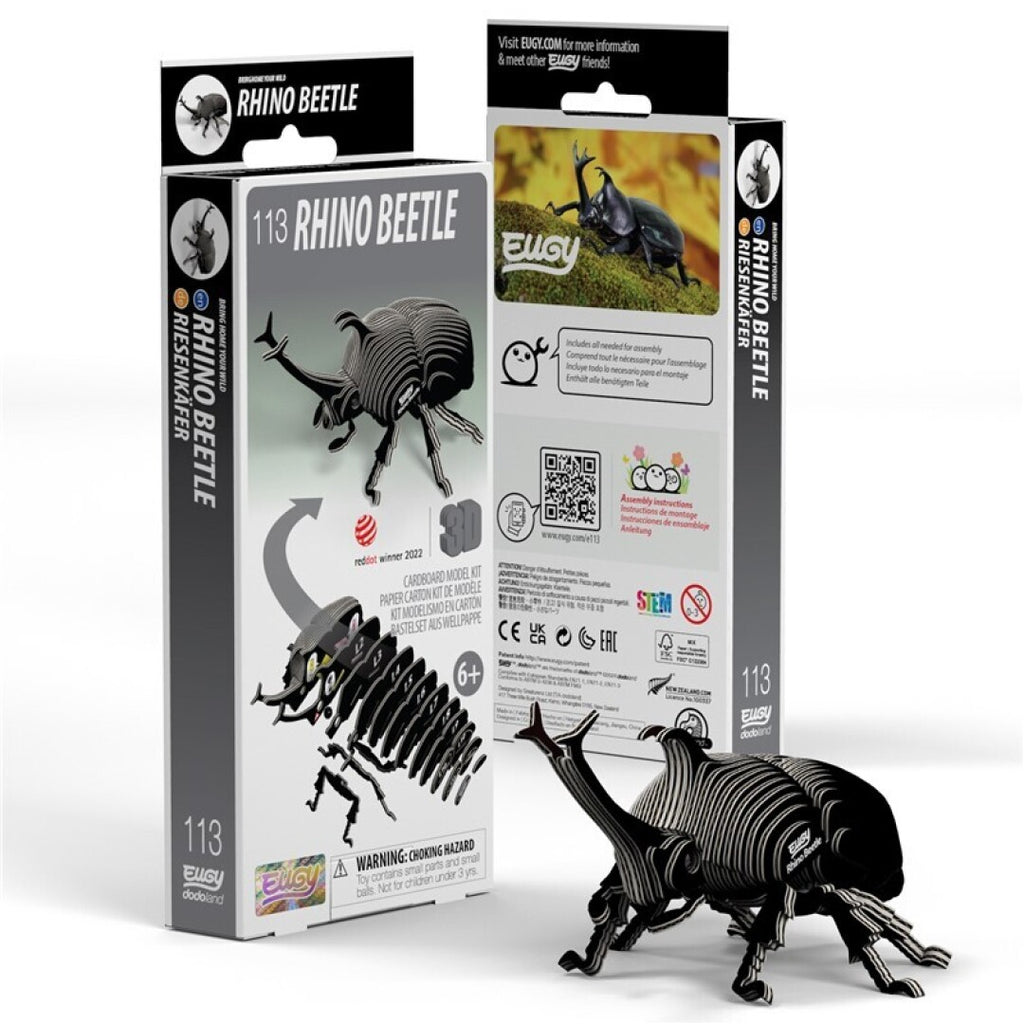 Puzzle 3D 113 Rhino Beetle