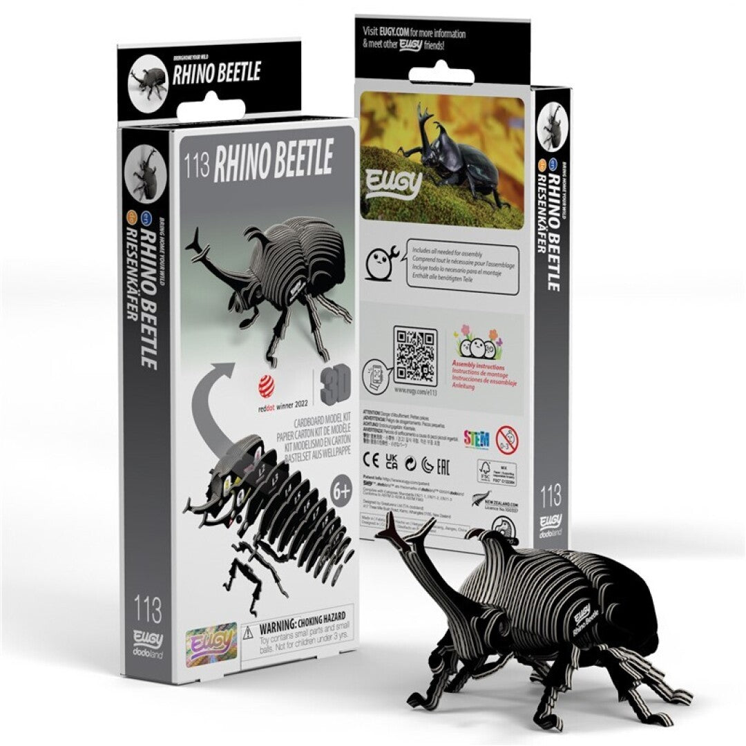 Puzzle 3D 113 Rhino Beetle