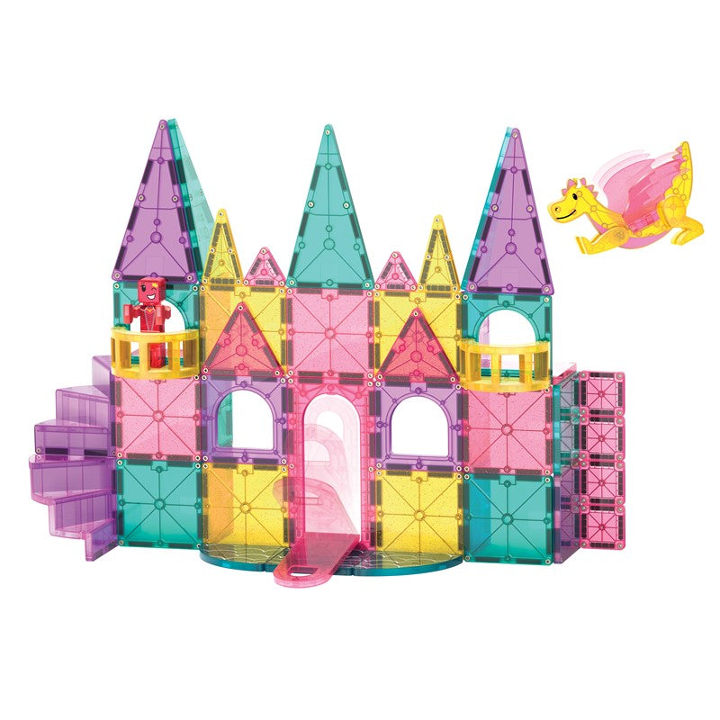 MAGNA-TILES® – Castle DLX + microMAGS 🏰🐉✨