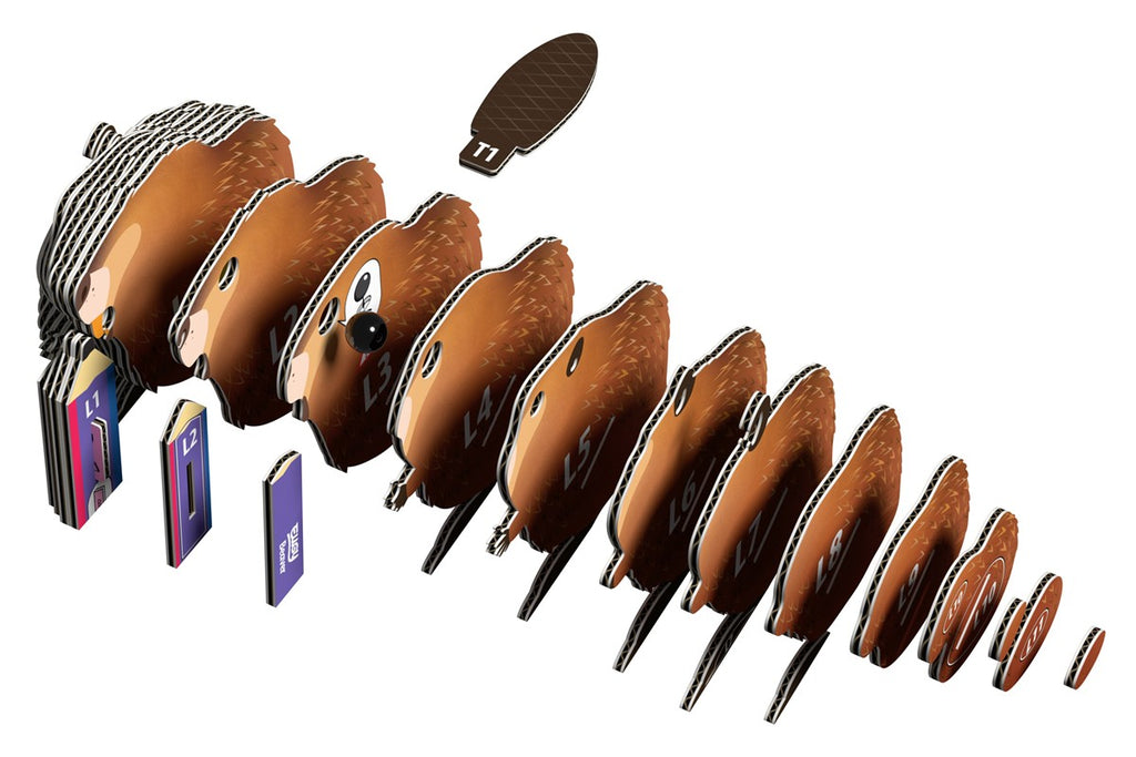 Puzzle 3D 127 Beaver