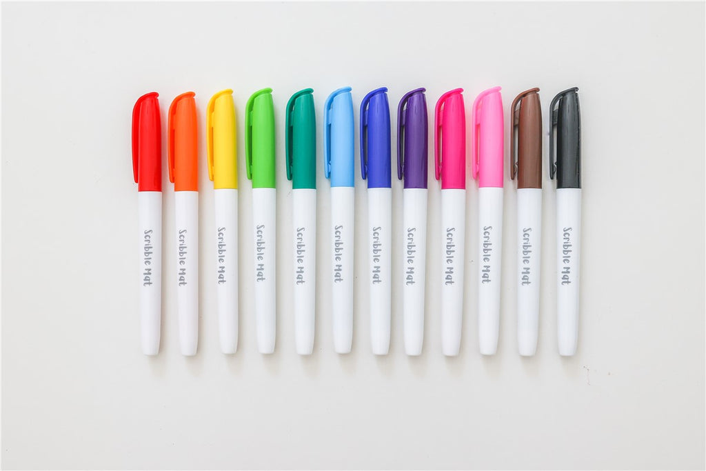 Estuche Scribble con 12 Rotuladores de Tiza Líquida 🖍️✨