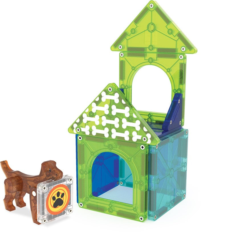 MAGNA-TILES® Dog House™ Set 🐶🏡✨