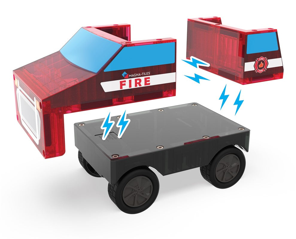 MAGNA-TILES® Fire Rescue™ – 27 Piezas 🚒🔥