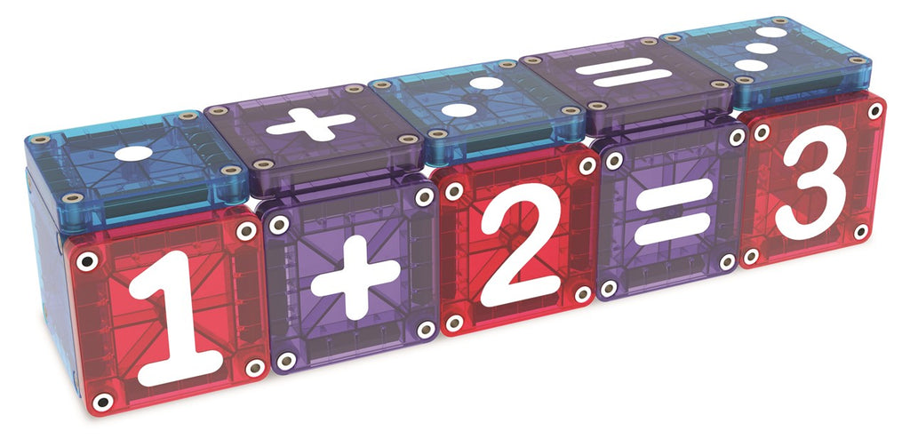 MAGNA-TILES® MicroMAGS Learn Numbers – 56 Piezas 🧲🔢