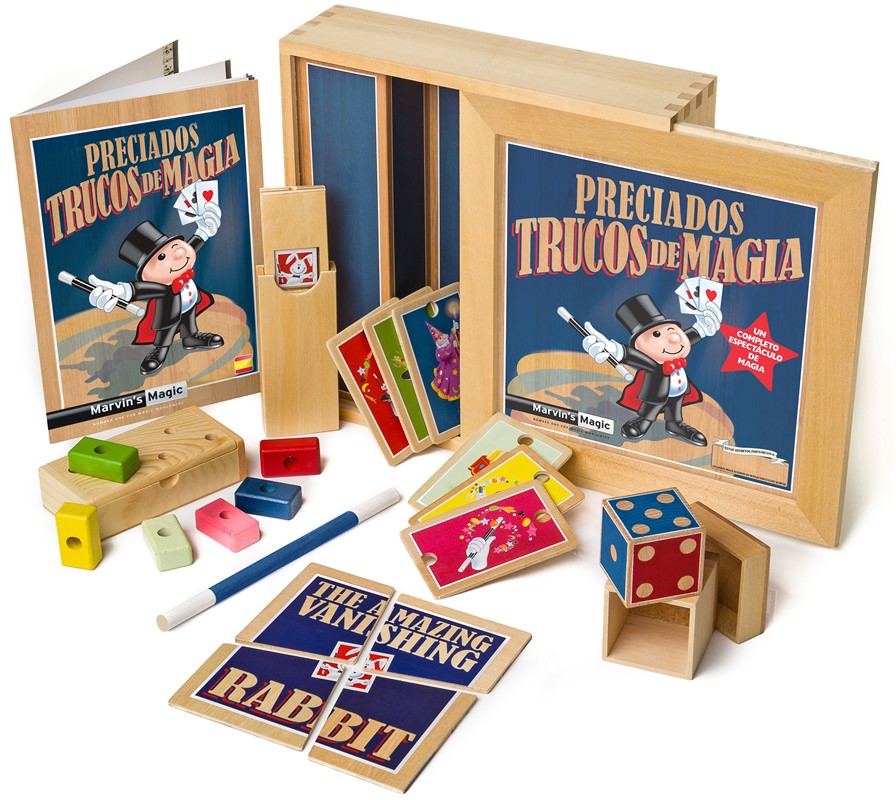 Selección de Trucos de Magia Marvin – Caja de Madera 🎩🪄