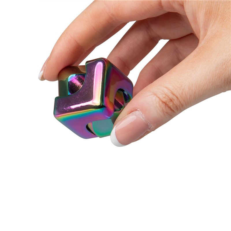 Fidgix Spinning Cube – Cubo Giratorio 🌈✨