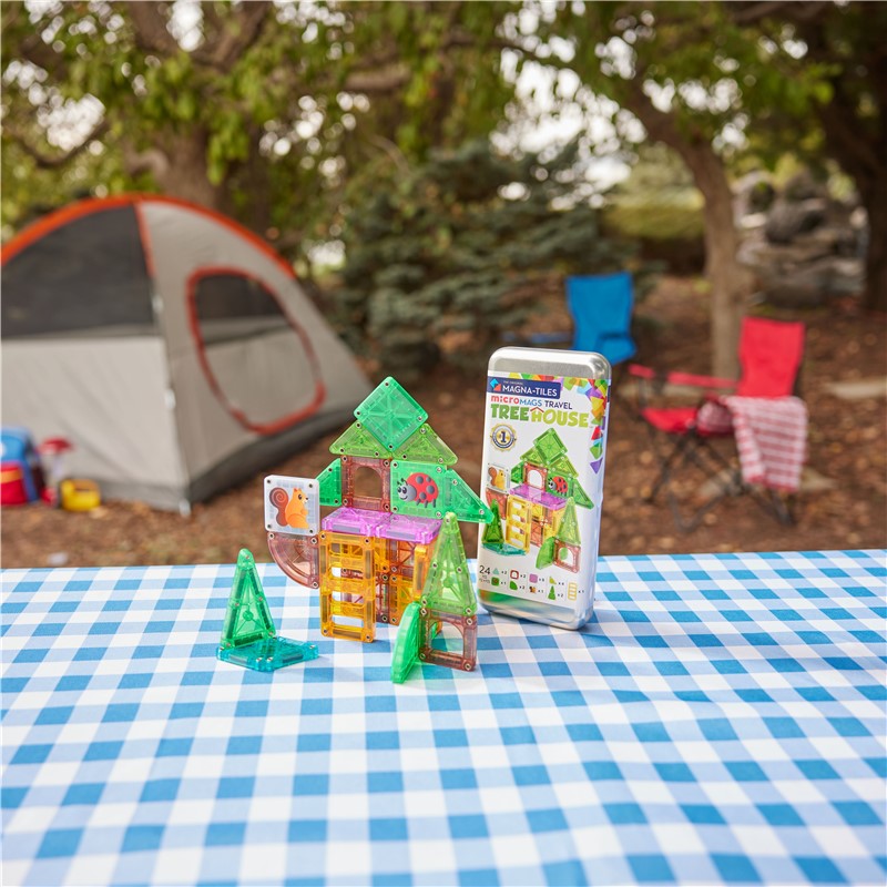 MAGNA-TILES microMAGS – Treehouse Travel Set 🌳🧲