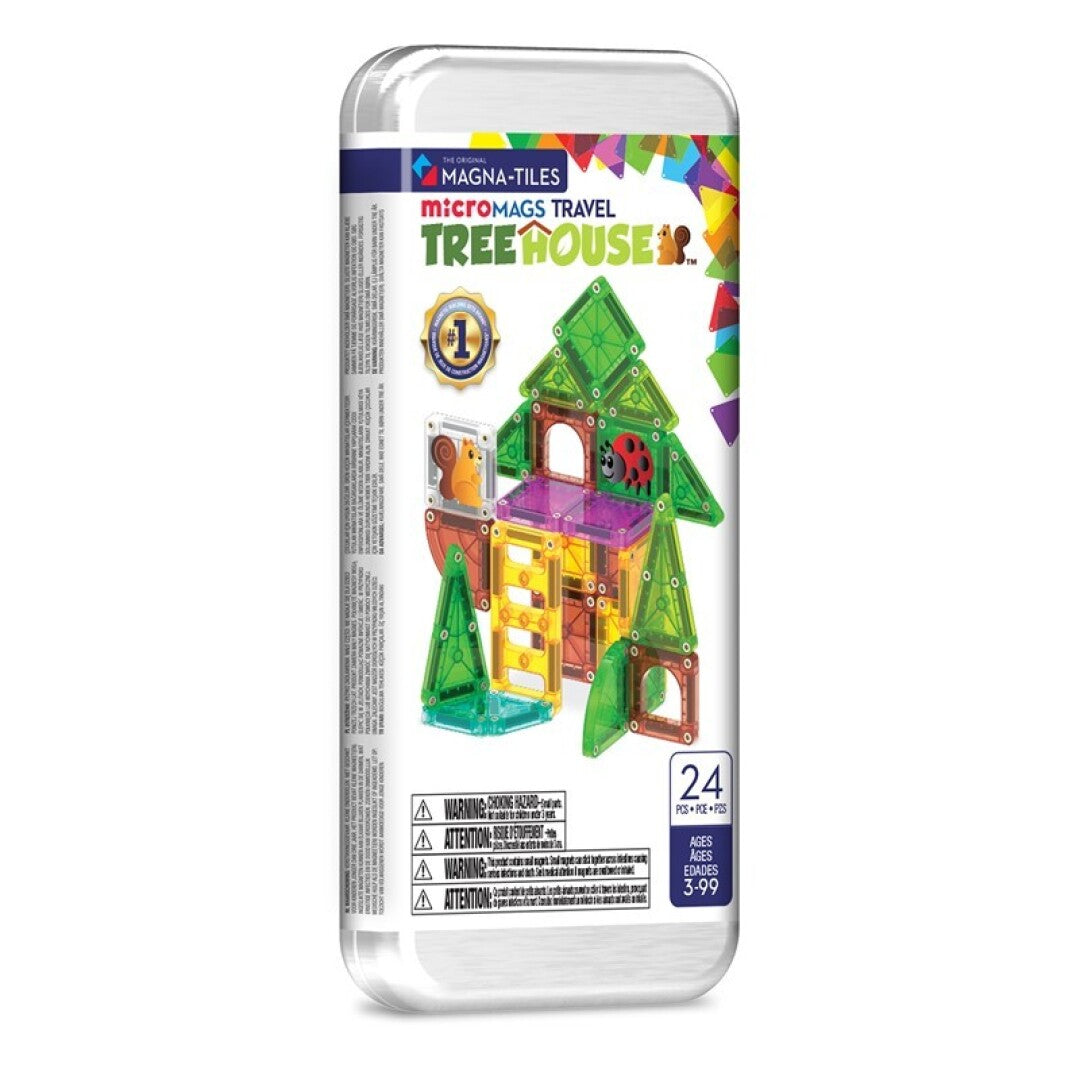 MAGNA-TILES microMAGS – Treehouse Travel Set 🌳🧲