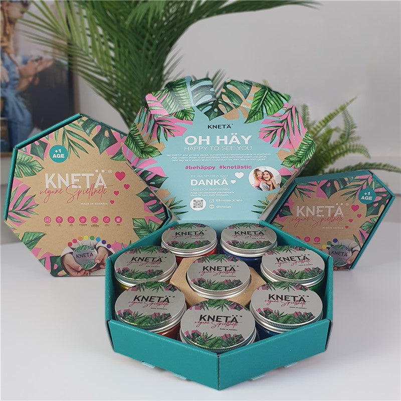 Set de 8 Couleurs Kneta – 8 x 125g 🌈🎨
