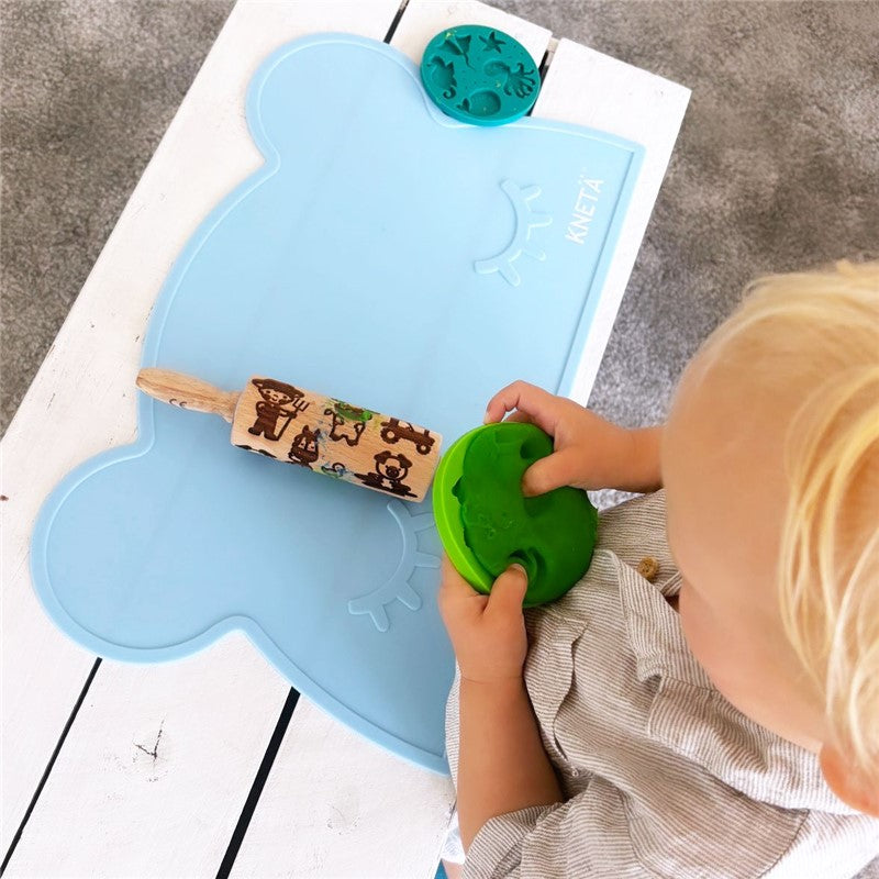 Moule en silicone Kneta – Dino 🦕🟢