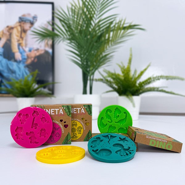 Moule en silicone Kneta – Dino 🦕🟢