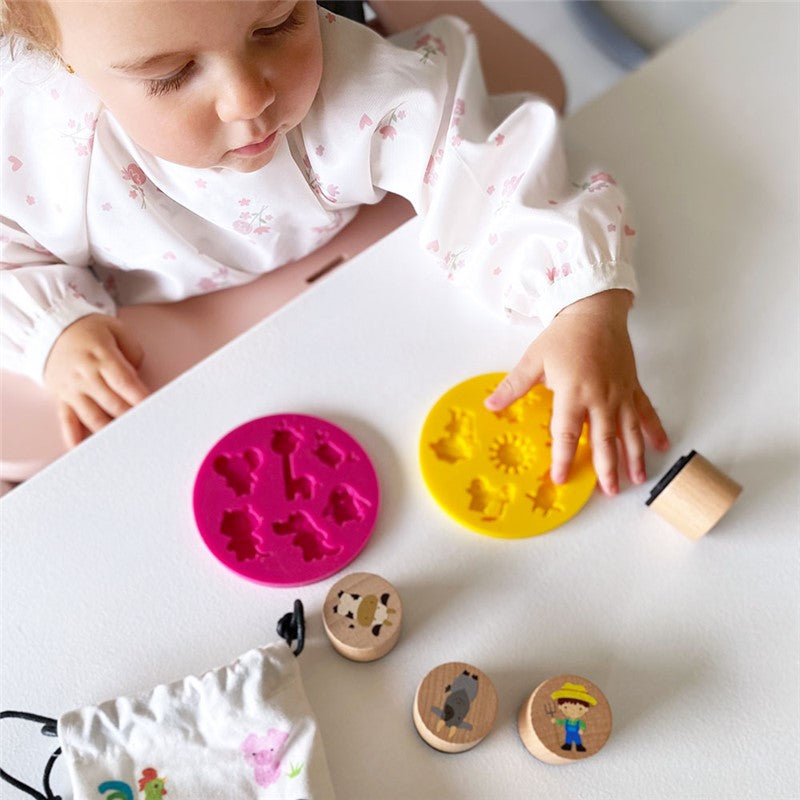 Moule en Silicone Kneta – Animaux du Zoo 🦁🐘