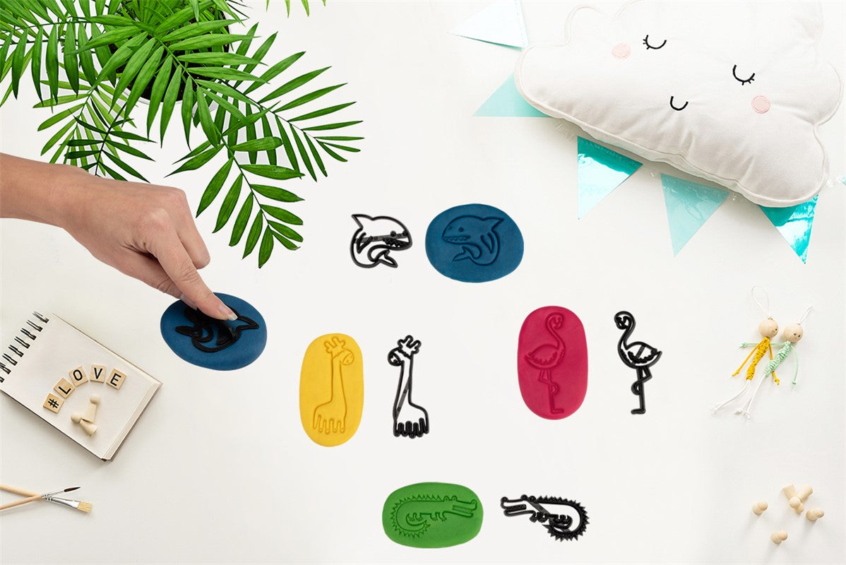 Emporte-pièces 2D Kneta – Zoo Crew 🦒🐊