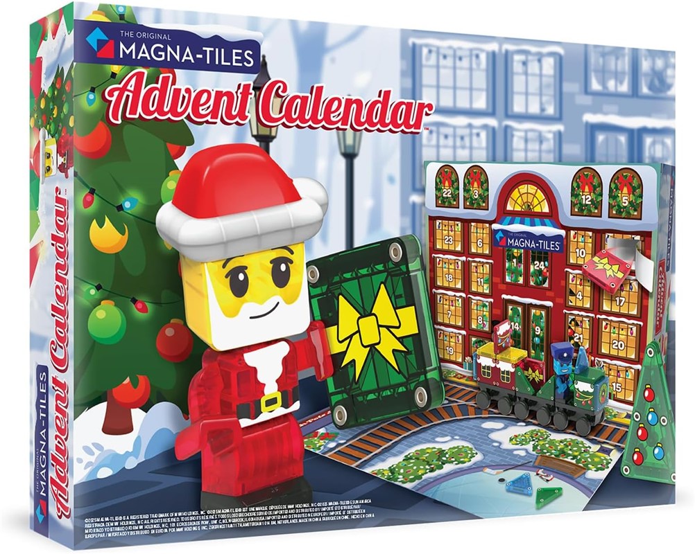 MAGNA-TILES® MicroMAGS – Calendario de Adviento 🎄🧲