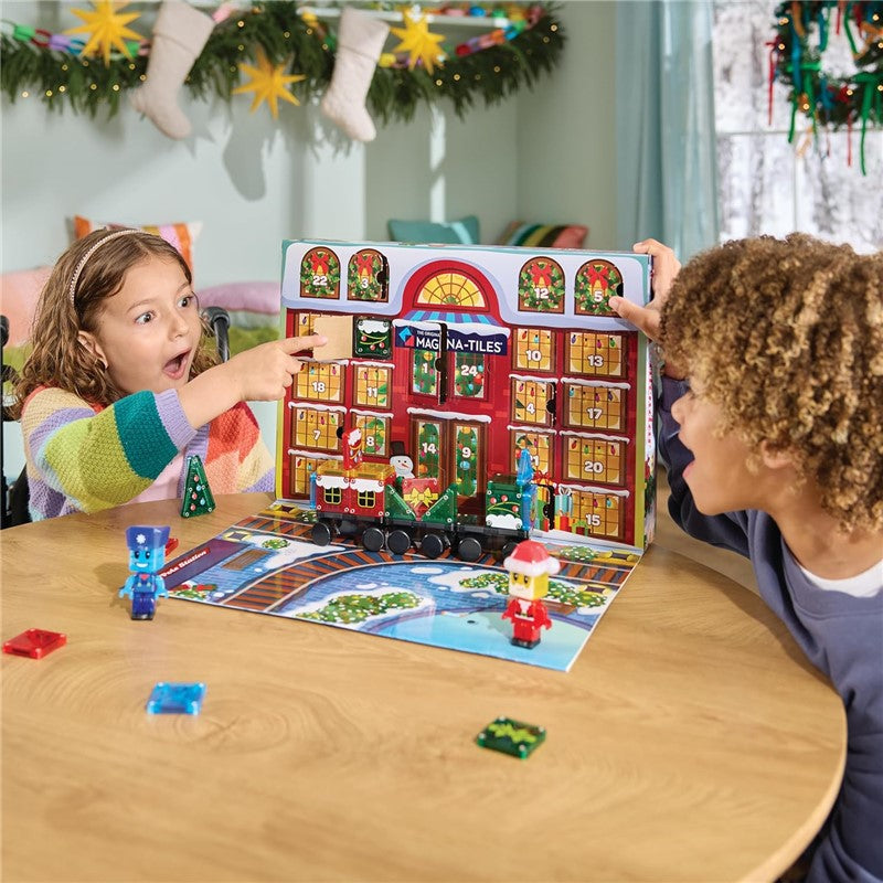 MAGNA-TILES® MicroMAGS – Calendario de Adviento 🎄🧲