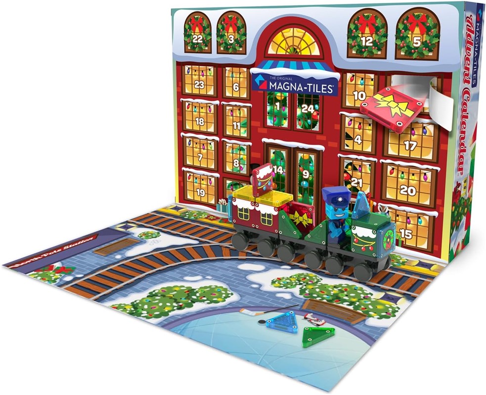 MAGNA-TILES® MicroMAGS – Calendario de Adviento 🎄🧲