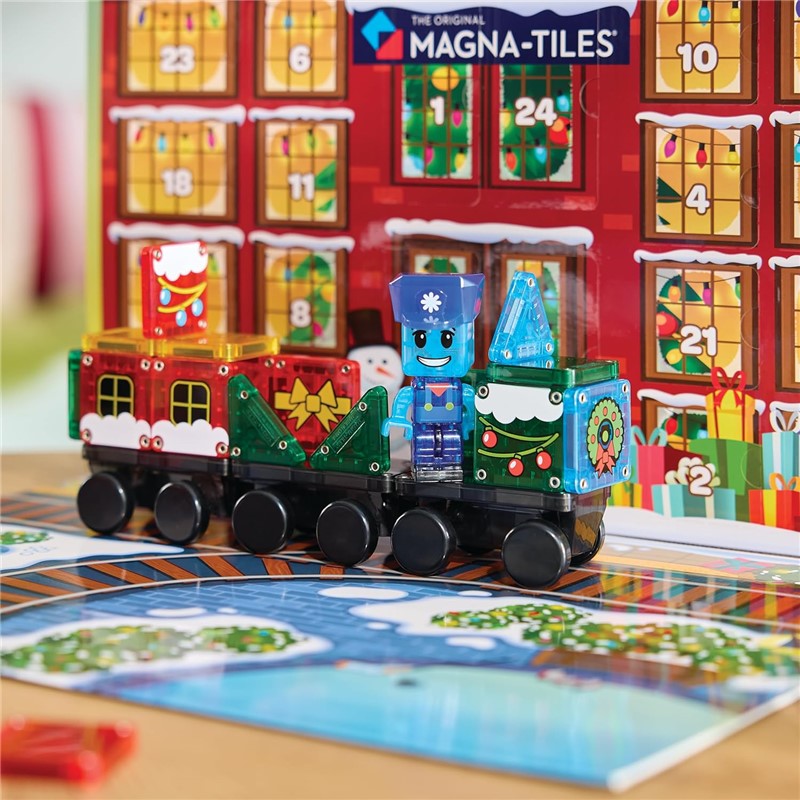 MAGNA-TILES® MicroMAGS – Calendario de Adviento 🎄🧲