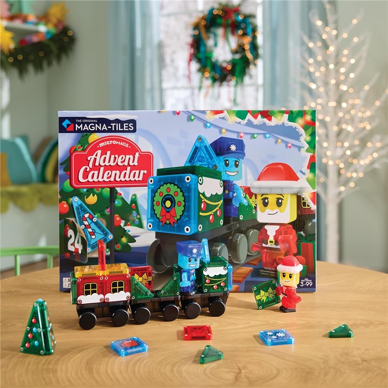 MAGNA-TILES® MicroMAGS – Calendario de Adviento 🎄🧲
