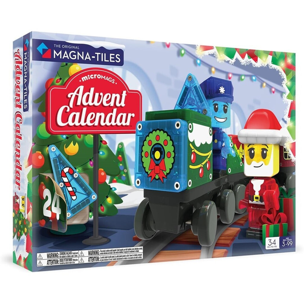MAGNA-TILES® MicroMAGS – Calendario de Adviento 🎄🧲